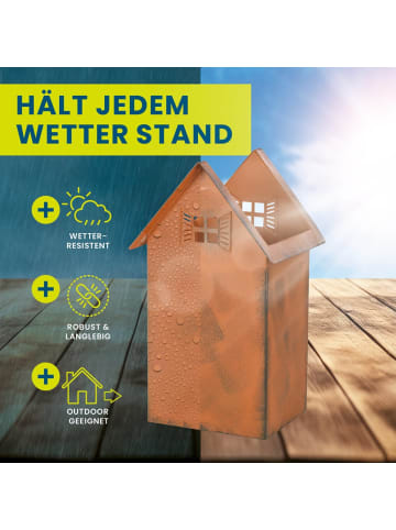 HOBERG Blumenkübel Set Rost-Optik 2-tlg. braun Braun