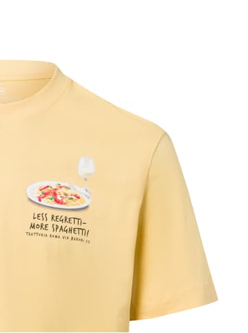 Nils Sundström T-Shirt print in gelb