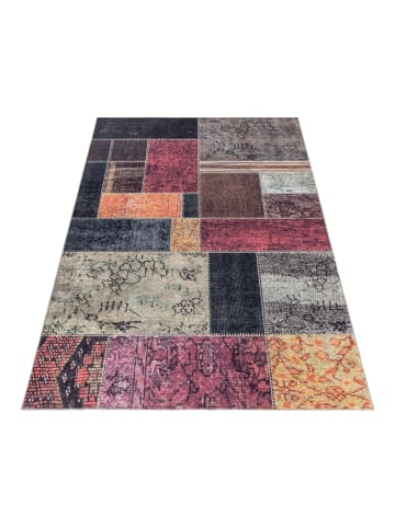 KADIMA DESIGN Teppich Waschbar Flachgewebe Patchwork Polyester Wohnzimmer