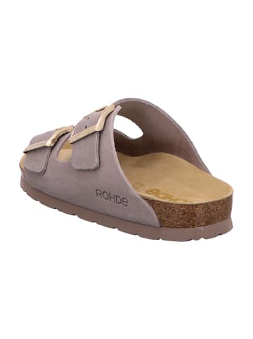 ROHDE Komfort Pantoletten in Grau