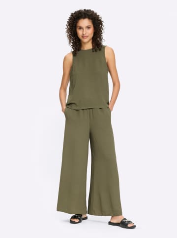 Heine Blusentop + Hose in khaki