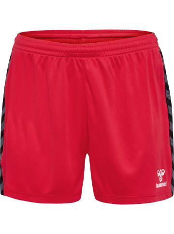 Hummel Hummel Kurze Hose Hmlauthentic Multisport Damen Atmungsaktiv Schnelltrocknend in TRUE RED