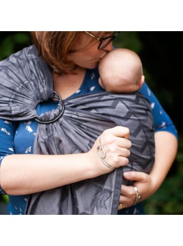 Hoppediz Babytragetuch Ring-Sling in Amsterdam black