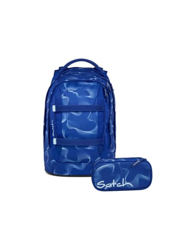 Satch Schulrucksack-Set PACK Vibrant Blue 2-teilig in Blau