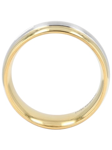 Adeliás Damen Ring aus Edelstahl mit Strass Steinchen in silber