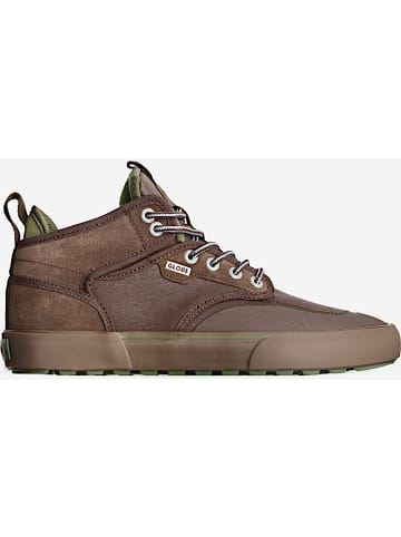 Globe Skaterschuhe Motley Mid Chestnut Olive Summit