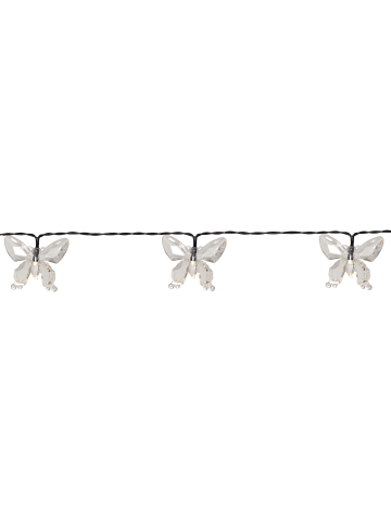 STAR Trading Solar Lichterkette Papillon in Transparent