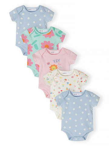 Minoti 5-er Pack Bodys 28BABYPACK2 in hellblau