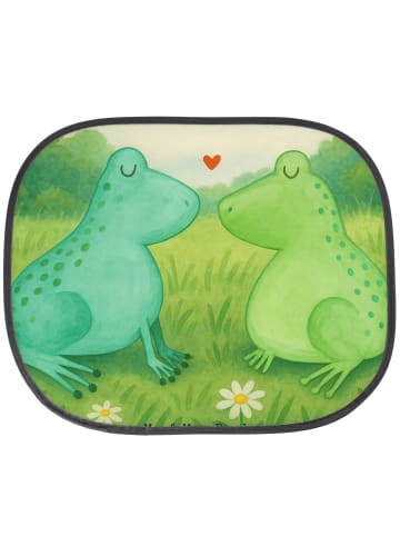 Mr. & Mrs. Panda Auto Sonnenschutzblende Frosch Liebe Design ohn... in Weiß