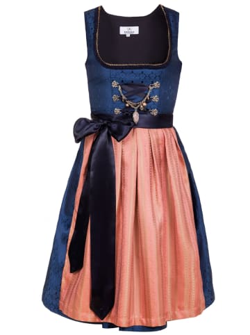 Edelnice Mini Dirndl 2-teilig Josepha in blau