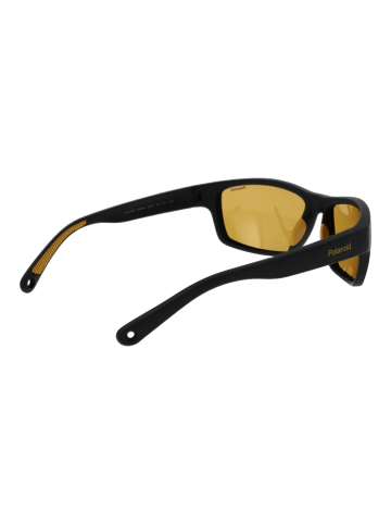 Polaroid Unisex Sonnenbrille Rechtwinklig Schwarz