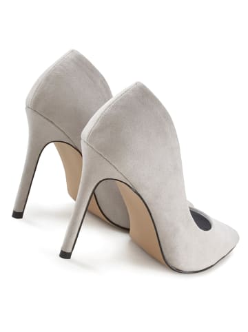 LASCANA High-Heel-Pumps in hellgrau