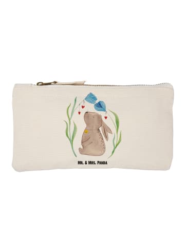 Mr. & Mrs. Panda Federmappe Hase Blume ohne Spruch in Weiß