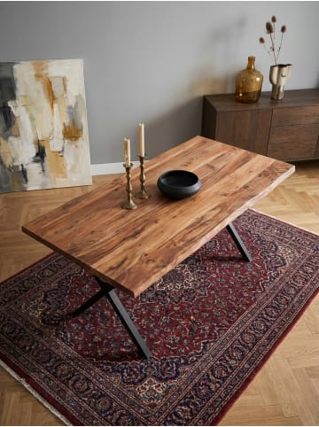 KADIMA DESIGN Esszimmertisch 140x80x76 cm Massivholz / Metall Esstisch