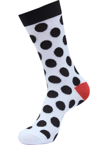 Urban Classics Socken in white/black