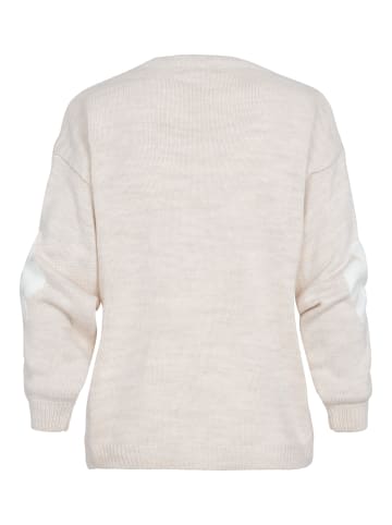 Cloud5ive Gestrickter Rundhalsausschnitt in beige