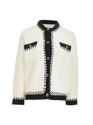 CARNEA Damen Strickjacke in Wollweiss