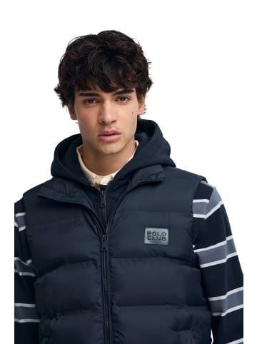 Polo Club Steppweste in Navyblau