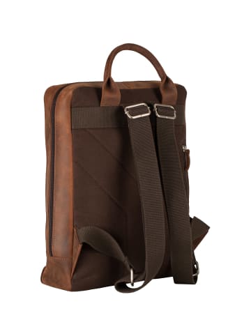 Leonhard Heyden Salisbury - Rucksack L Leder 15" 43 cm in braun