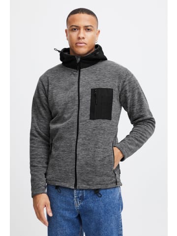 INDICODE Fleecejacke IDWilmot 55384MM Herren Fleecejacke mit Kapuze in Schwarz