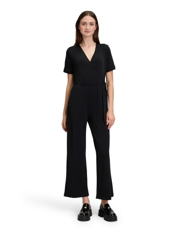 CARTOON Jumpsuit mit Bindegürtel in Schwarz