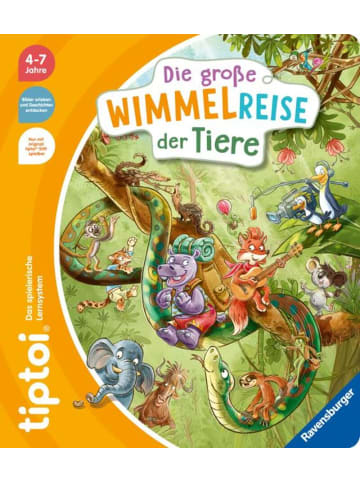 Ravensburger tiptoi® Die große Wimmelreise der Tiere