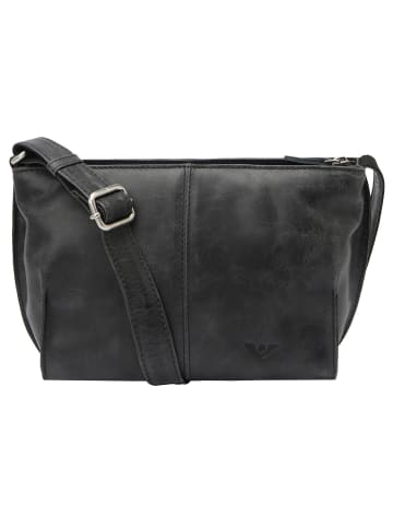 VLD VOi Leather Design City Cowboy Dionne Umhängetasche Leder 28 cm in schwarz