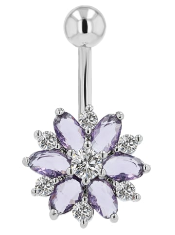 Adeliás Damen Piercing aus Edelstahl in silber