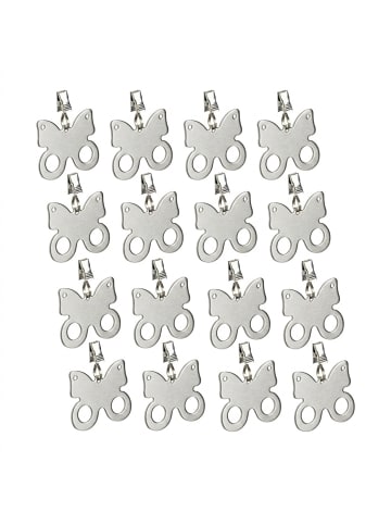 16 x Tischdeckenbeschwerer "Schmetterling" in Silber