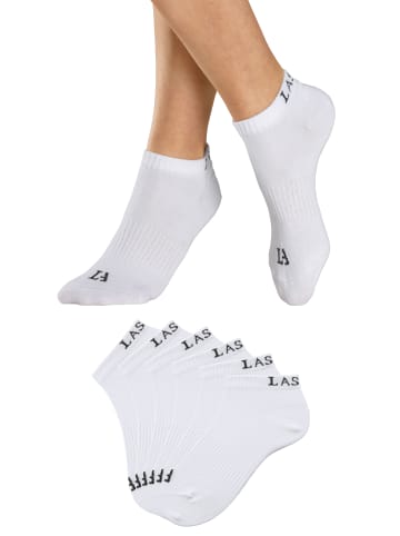 LASCANA ACTIVE Sneakersocken in 6x weiß