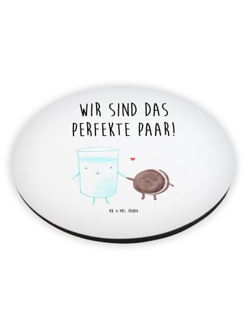 Mr. & Mrs. Panda magnet Milch Keks mit Spruch in Weiß