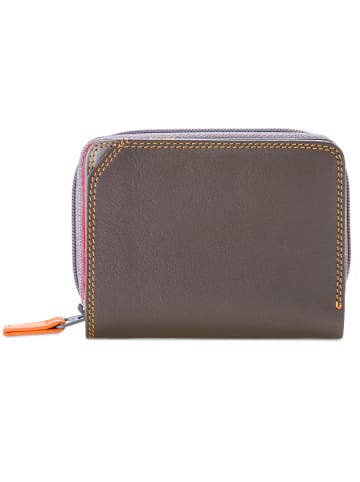 MYWALIT Small Wallet Geldbörse Leder 10 cm in rauchgrau