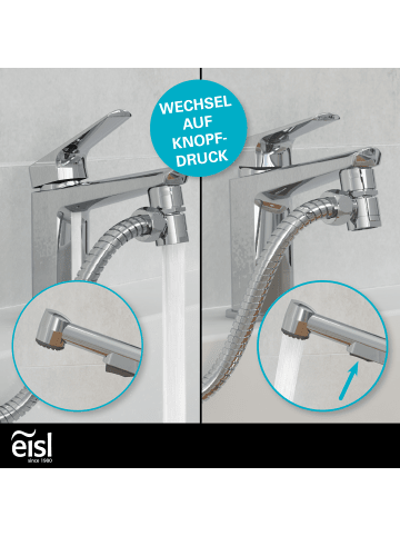 Eisl Waschbeckenbrause, Chrom