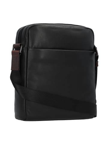 Bugatti Corso DeLuxe Umhängetasche Leder 22 cm schwarz
