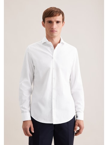 Seidensticker Casual Hemd Slim in Weiß