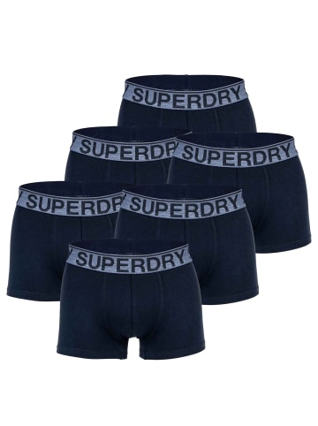 Superdry Boxershort 6er Pack in Dunkelblau