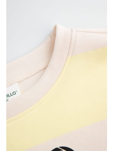 Coccodrillo Gestreiftes Sweatshirt in gelb