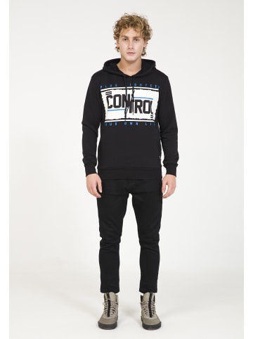 PLUS EIGHTEEN Herren Kapuzenpullover in Schwarz