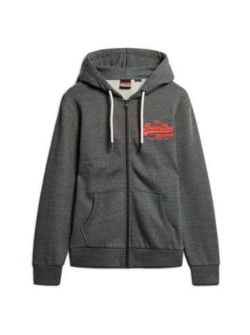 Superdry Sweatjacke in Grau