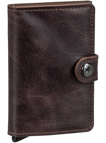 Secrid Geldbörse Miniwallet Vintage in Chocolate