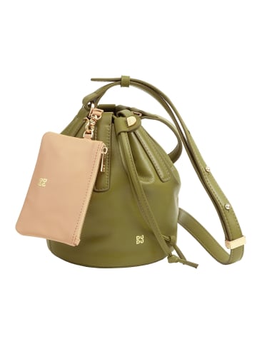 DuDu Filicudi Beuteltasche Leder 14 cm olive