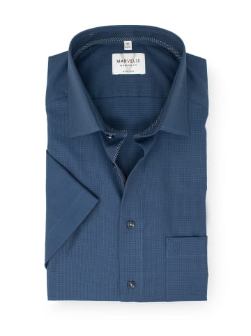 MARVELIS Modern Fit Businesshemd in Marine 18