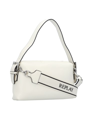 Replay Schultertasche 28 cm in dirty white