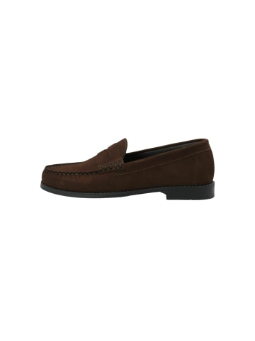 Cashott Flacher Schuh CASROBERTA in Dark Brown