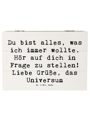 Mr. & Mrs. Panda Box Spruch Hoffnung und Selbstliebe mit Spruch in Weiß
