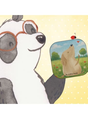 Mr. & Mrs. Panda Tischuntersetzer Hund Liebe Design ohne Spruch in Weiß