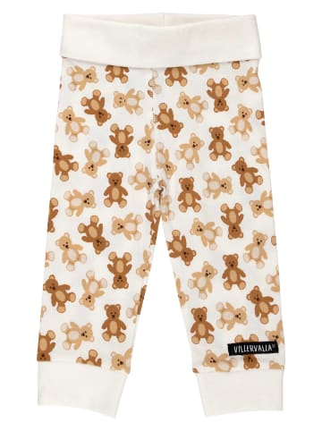 Villervalla Leggings Teddy in creme