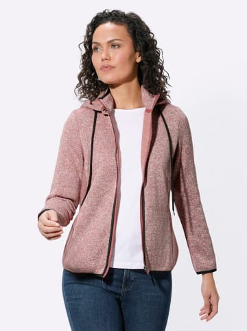 WITT WEIDEN Strickfleecejacke in rosenholz-meliert