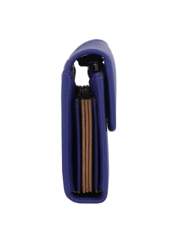 Braun Büffel Joy Geldbörse RFID Schutz Leder 10.5 cm in indigo violet