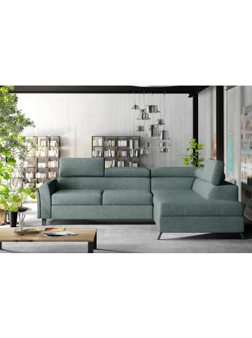 MF Design Katara Recamiere Rechts in Blautanne -  (L) 265 x (B) 265 x (H) 92 cm